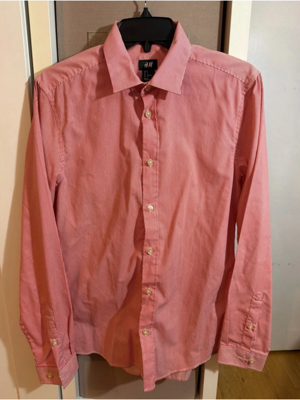 H&M Men's Stripe Button-Down Shirt